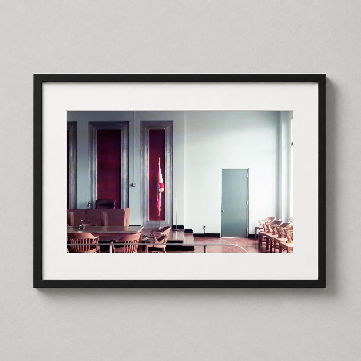 Stephen Shore Wakulla County — detailed 1976 color photograph of the Wakulla County Courthouse