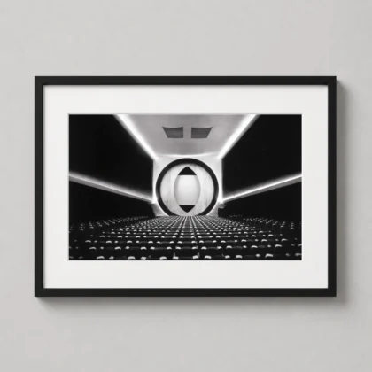 Ruth Bernhard – Eighth Street Movie Theatre, New York Photography cinema movie poster by MerchFuse