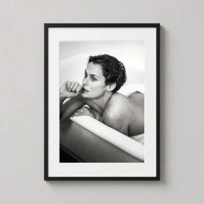 Steven Meisel – Lauren Hutton 1990 Fashion Portrait decorative photography print for curated interiors by MerchFuse