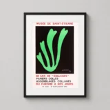 Henri Matisse Algue Verte Exhibition, Modern Green Art Print
