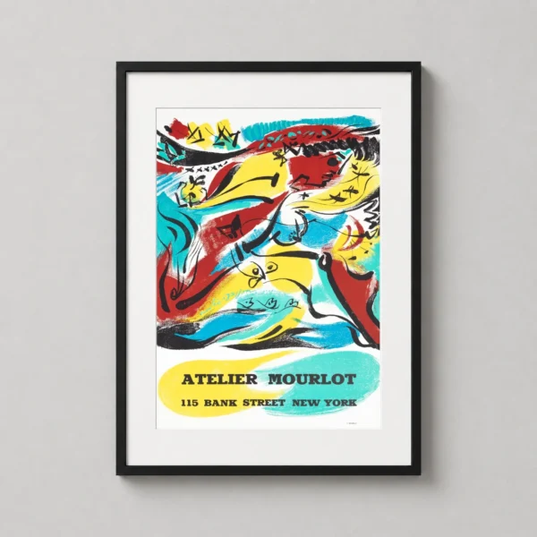 Andre Masson, Vintage Abstract Art Poster, Abstract Expressionist 1967