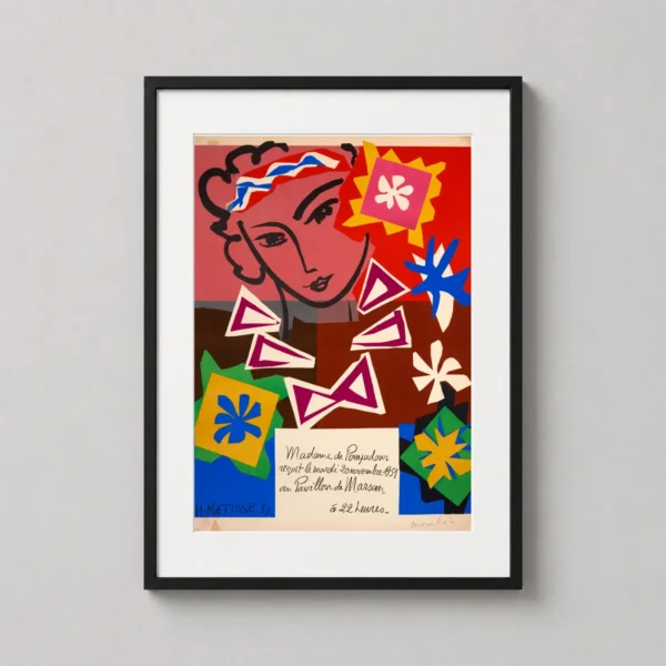 Matisse Bal Des Arts Decoratifs, Art Poster, Vibrant Cut-Out Collage
