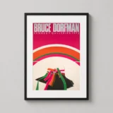 Bruce Dorfman Exhibition Poster, 1972 Vintage Pop Art Wall