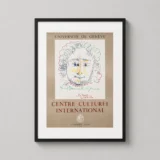 Pablo Picasso Scribble Portrait Photography Print