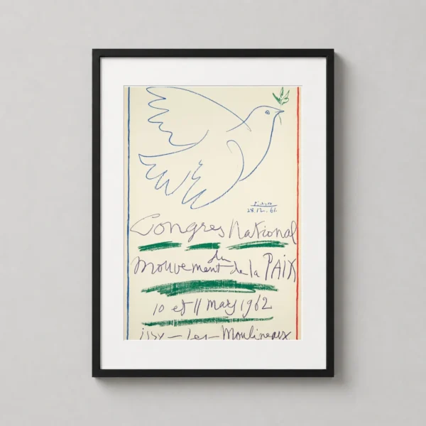 Picasso Peace Dove 1962 Mouvement de la Paix Art Print