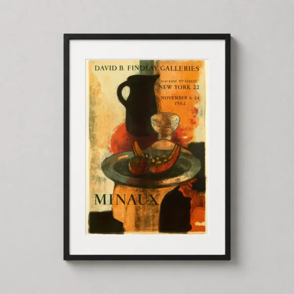 Andre Minaux David B. Findlay Galleries 1962 Exhibition Art Print