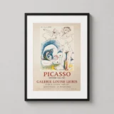 Picasso Dessins 1966-1967 Galerie Louise Leiris Exhibition Art Print