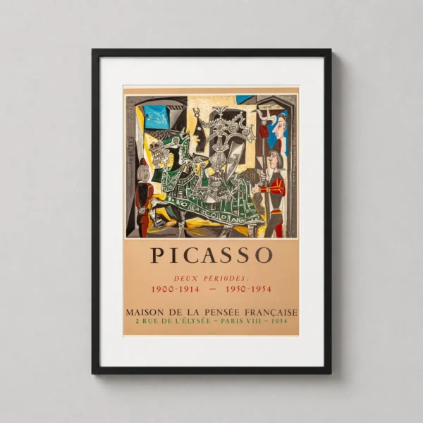 Pablo Picasso Maison de la Pensee 1954 Exhibition Cubist Art Print