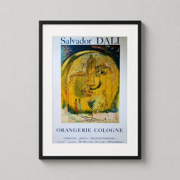 Salvador Dali Orangerie Cologne 1976 Exhibition Art Print