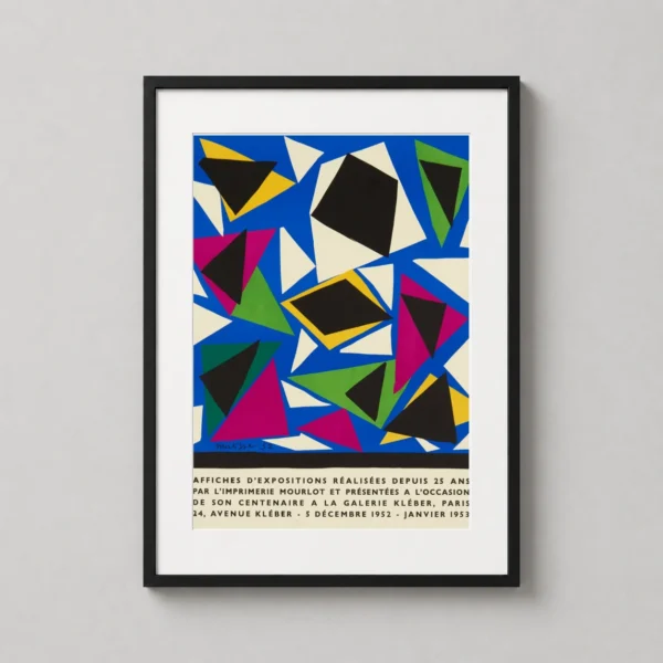 Henri Matisse Exposition D'Affiches Abstract Cut-Outs Art Print