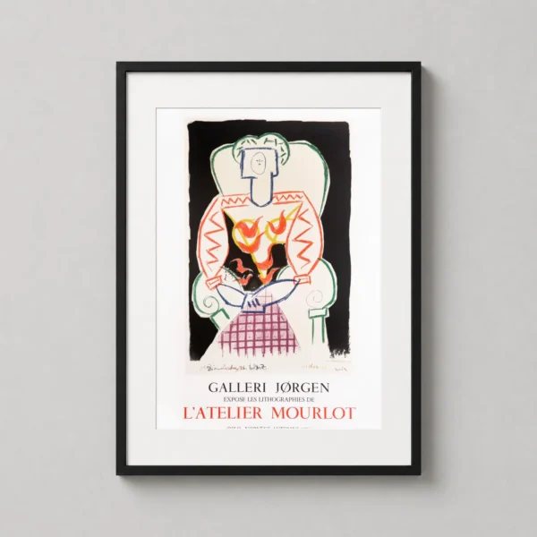 Pablo Picasso Galleri Jørgen Oslo 1984 Exhibition Art Print
