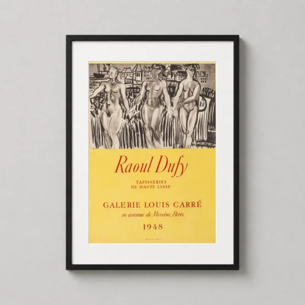 Raoul Dufy Tapisseries 1948 Galerie Louis Carré Art Print