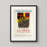 Fernand Léger La Ville Galerie Louise Leiris 1959 Art Print
