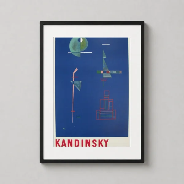 Kandinsky Klee Galerie Berggruen 1959 Abstract Art Print