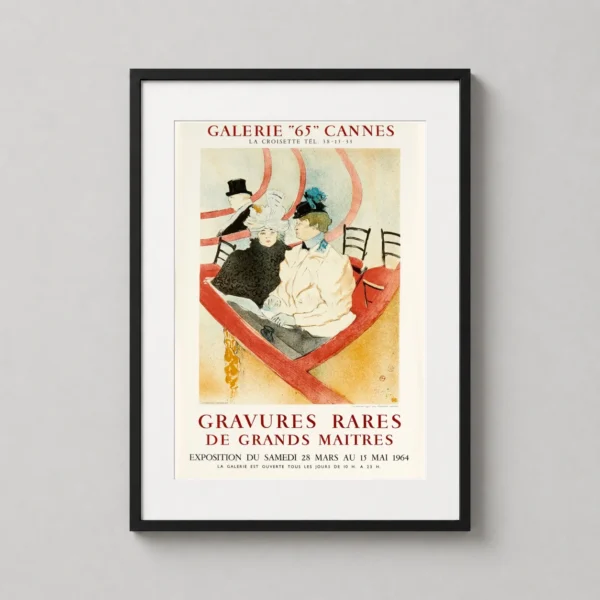 Toulouse-Lautrec La Grande Loge Art Nouveau Exhibition Art Print