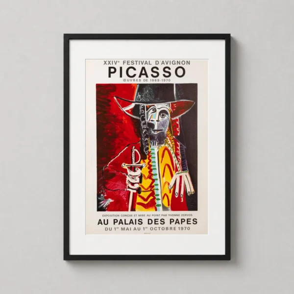 Pablo Picasso Avignon Festival 1970 Exhibition Art Print