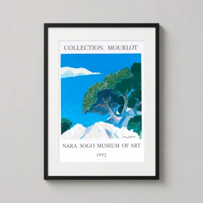 Roger Muhl Iles Lerins — vibrant Mediterranean landscape by Roger Muhl featuring the Iles de