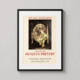 Jacques Prévert Surreal Deer Exhibition, Chateau Grimaldi Art Print