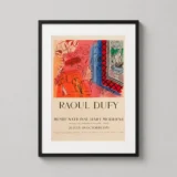 Raoul Dufy Intérieur au Violon 1953 Exhibition Art Print