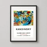 Wassily Kandinsky Galerie Flinker 1972 Exhibition Art Print