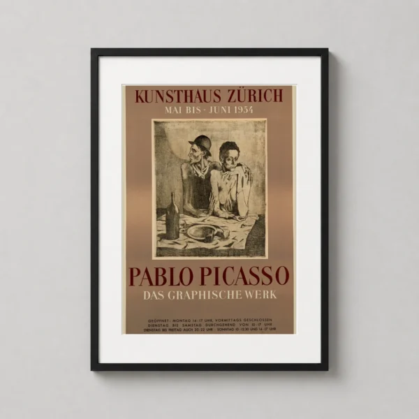 Pablo Picasso Kunsthaus Zurich 1954 Exhibition Art Print