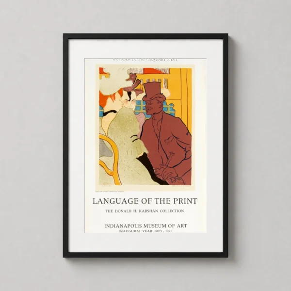 Henri de Toulouse-Lautrec Moulin Rouge Museum Exhibition Art Print