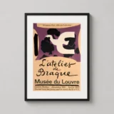 Georges Braque L'atelier de Braque White Dove Vintage Art Print
