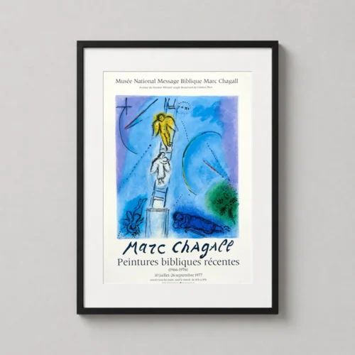 Marc Chagall Jacob's Ladder Biblical Exhibition Art Print
