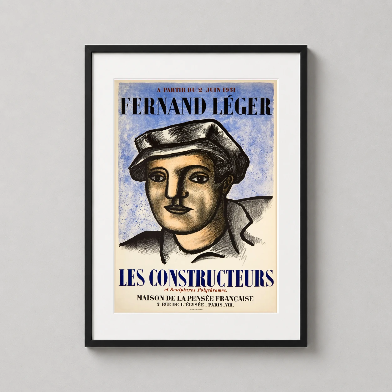 Fernand Leger Poster — choose Fernand Léger Constructeurs when the wall needs machine-age