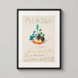 Pablo Picasso Les Ménines, Art Exhibition Abstract Poster, Abstract Crayon