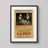 Picasso's Les Partisans de la Paix, Art Vintage Peace Dove Poster
