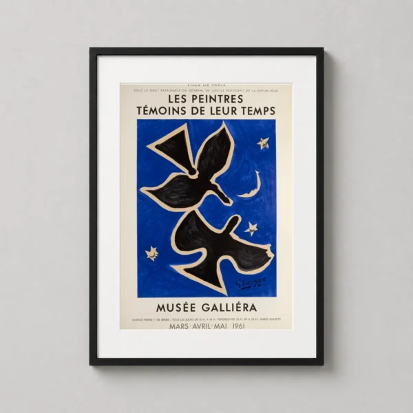 Georges Braque Les Peintres Témoins de Leur Temps Poster, Mid-Century Art