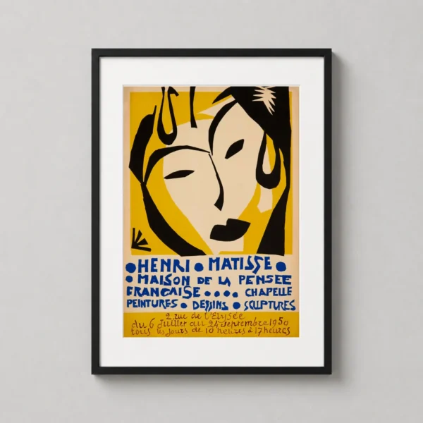 Henri Matisse Maison de la Pensée Française Abstract Art Print