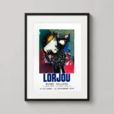 Bernard Lorjou Musée Galliera 1970 Vintage Abstract Art Print