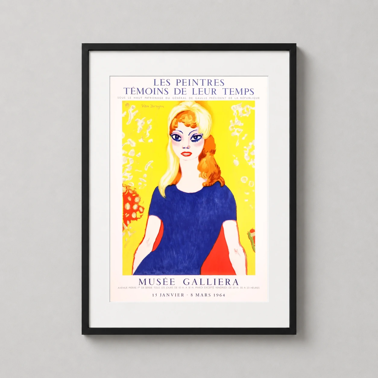 Brigitte Bardot Kees van — vibrant Fauvist portrait of Brigitte Bardot by Kees van Dongen