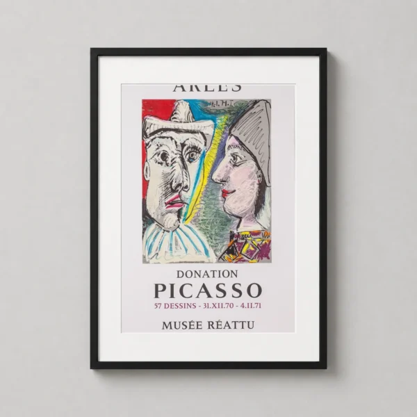 Picasso Musée Réattu Arles Exhibition 1970 Modern Art Print