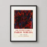Alfred Manessier Ode Elementaire Pablo Neruda 1975 Exhibition Art Print