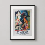 Pablo Picasso Pierrot et Arlequin Dakar 1972 Exhibition Art Print