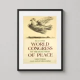 Pablo Picasso Peace Congress 1950 Vintage Dove Sketch Art Print