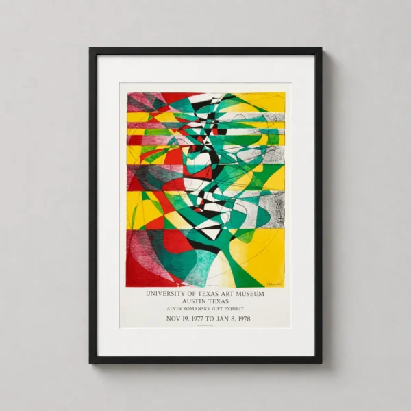 Stanley William Hayter Austin Exhibition 1977 Abstract Art Print