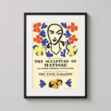 Henri Matisse Sculpture Exhibition 1953 Tate Gallery Art Print