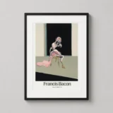 Francis Bacon August Triptych 1972, Expressionist Figure Art Print