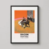 Francis Bacon Grand Palais 1972 Bullfight Exhibition Art Print