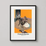 Francis Bacon Bullfighting Mirror 1990 Abstract Version 1 Art Print