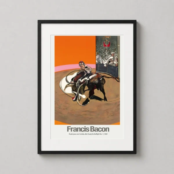 Francis Bacon Étude pour une Corrida Abstract Expressionist Art Print