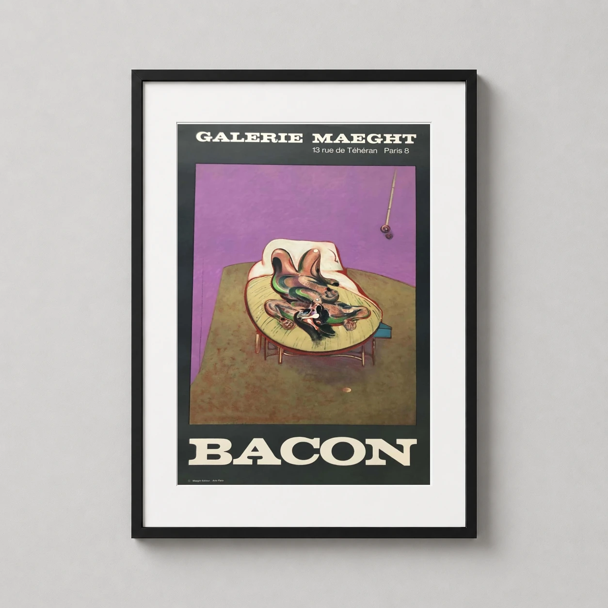 Francis Bacon Galerie Maeght — visceral 1967 expressionist study of the human form by Francis Bacon
