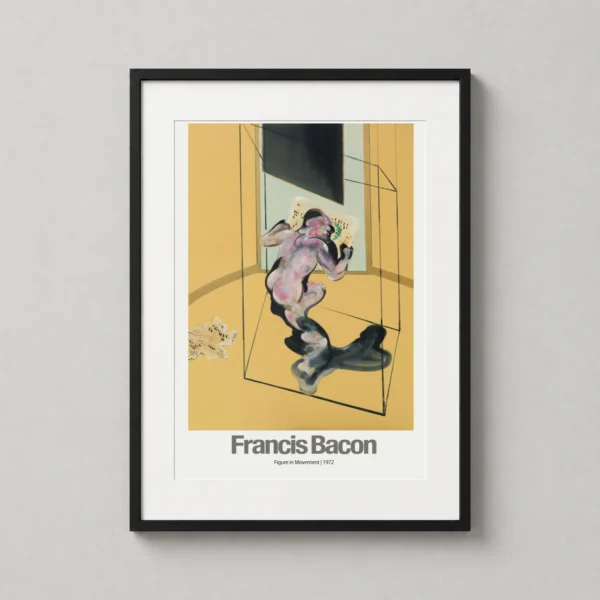 Francis Bacon Figure in Movement 1972 Expressionist Art Print