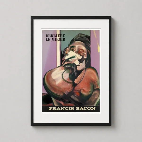 Francis Bacon Derriere le Miroir Modern Exhibition Art Print