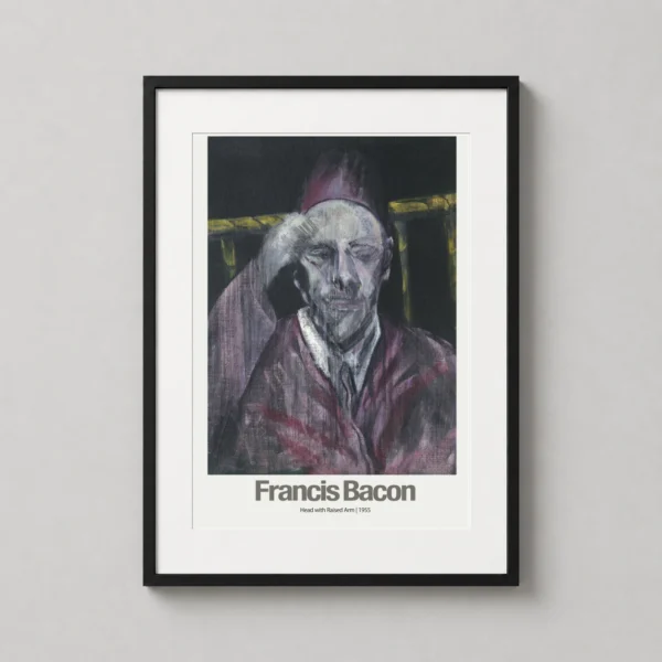Francis Bacon Head with Raised Arm 1955 Expressionist Art Print