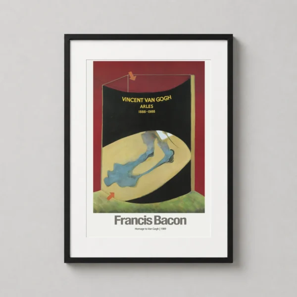 Francis Bacon Homage to Van Gogh Arles 1989 Exhibition Art Print
